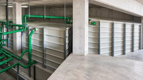 Reservatório modular TRITECH instalado no Centro Paraolímpico Brasileiro