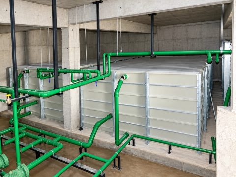 Reservatório modular TRITECH instalado no Centro Paraolímpico Brasileiro