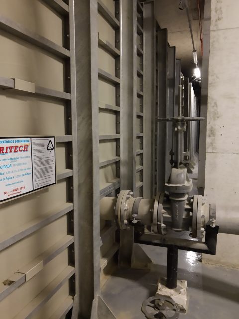Reservatório modular TRITECH instalado no ParkShopping Jacarepaguá